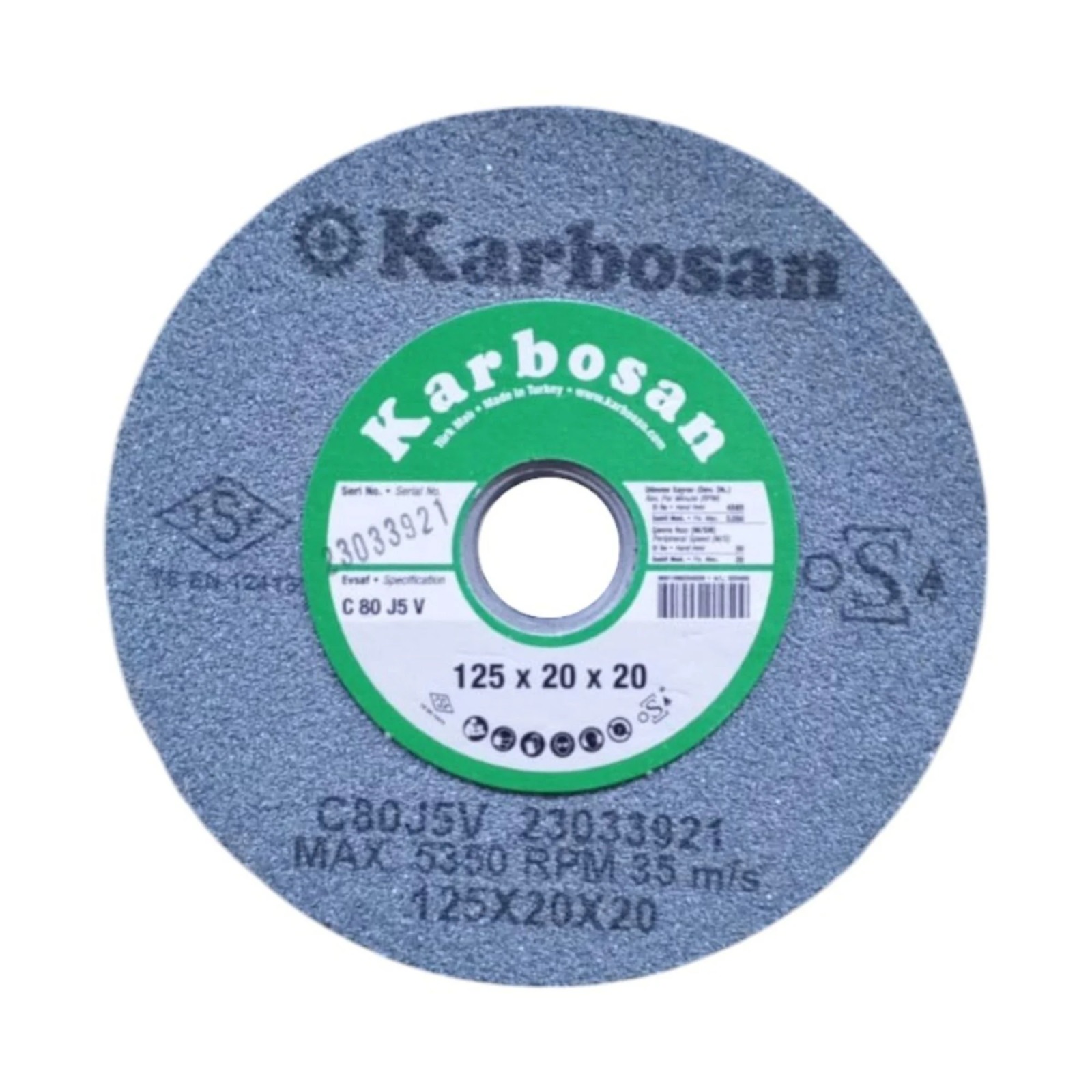 Karbosan Elmas Bileme Taşı 125X20X20 - Görsel 1