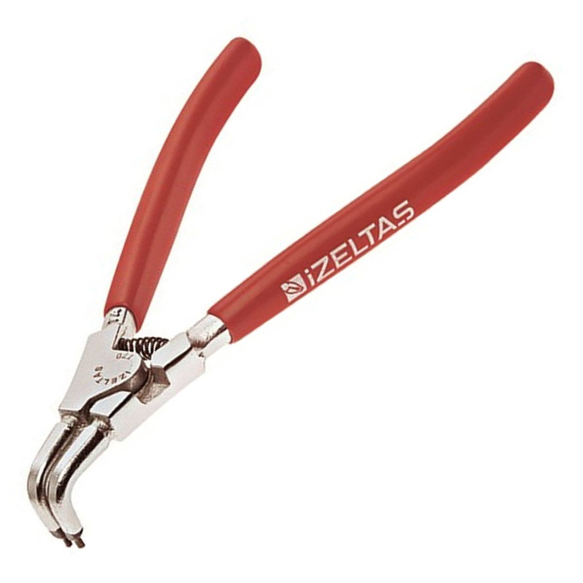 izeltas-275-mm.dis-segman-pense-egri-yay-2fb7 İzeltaş 275 Mm.Dış Segman Pense Eğri Yaylı - 3311120275 - Görsel 1